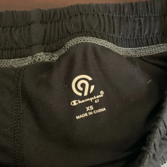 Champion size xs gray and black athletic shorts - Picture 4 of 4